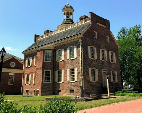 brick building in delaware