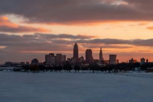 Cleveland Ohio Skyline