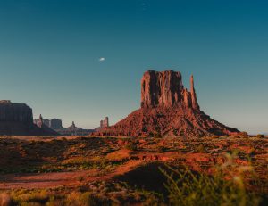 Arizona landscape at night